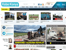 Tablet Screenshot of haberkonya.com